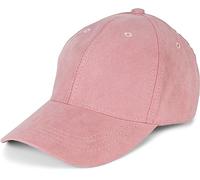 styleBREAKER Unisex 6-Panel Baseball Cap in Veloursleder Optik | Verstellbares Basecap in Wildleder Style für Damen und Herren | Soft Touch Schildkappe für Freizeit und Sport, Farbe:Rose