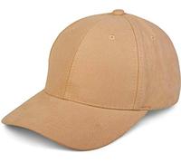 styleBREAKER Unisex 6-Panel Baseball Cap in Veloursleder Optik | Verstellbares Basecap in Wildleder Style für Damen und Herren | Soft Touch Schildkappe für Freizeit und Sport, Farbe:Beige