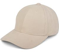 styleBREAKER Unisex 6-Panel Baseball Cap in Veloursleder Optik | Verstellbares Basecap in Wildleder Style für Damen und Herren | Soft Touch Schildkappe für Freizeit und Sport, Farbe:Creme