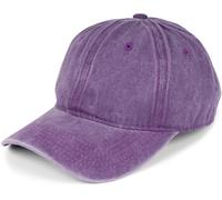 styleBREAKER "Vintage Cap in washed Optik" 1 Stk. (17396827-0) lila