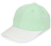 styleBREAKER Unisex Baseball Cap zweifarbig Pastell oder kräftig | 6-Panel Cap Mehrfarbig verstellbar mit Schnalle | Sommer Basecap aus Baumwolle, Farbe:Mint-Creme