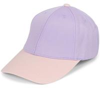 styleBREAKER Unisex Baseball Cap zweifarbig Pastell oder kräftig | 6-Panel Cap Mehrfarbig verstellbar mit Schnalle | Sommer Basecap aus Baumwolle, Farbe:Flieder-Rose