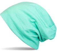 styleBREAKER Unisex Beanie Mütze Einfarbige mit Thermo-Fleece Futter, warme Winter Mütze gefüttert 04024008, Farbe:Mint