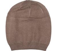 Strickmütze STYLEBREAKER "Feinstrick Beanie Mütze Uni Doppellagig", Damen, grau (taupe), Obermaterial: 80% Polyacryl PAN. 20% Wolle WO., Modisch, Mützen Strickmütze (61826608-0) taupe