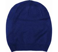 Strickmütze STYLEBREAKER "Feinstrick Beanie Mütze Uni Doppellagig", Damen, blau (dunkelblau), Obermaterial: 80% Polyacryl PAN. 20% Wolle WO., Modisch, Mützen Strickmütze (32075350-0) dunkelblau