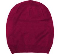Strickmütze STYLEBREAKER "Feinstrick Beanie Mütze Uni Doppellagig", Damen, rot (bordeaux, rot), Obermaterial: 80% Polyacryl PAN. 20% Wolle WO., Modisch, Mützen Strickmütze (30676951-0) bordeaux, rot