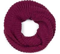 Strickschal STYLEBREAKER "Unifarbener Feinstrick Loop", Damen, rot (bordeaux, violett), Obermaterial: 100% Polyacryl PAN., Modisch, Modetücher (91277325-0) bordeaux, violett