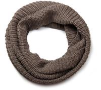 Strickschal STYLEBREAKER "Unifarbener Feinstrick Loop", Damen, grau (taupe), Obermaterial: 100% Polyacryl PAN., Modisch, Modetücher (98975306-0) taupe