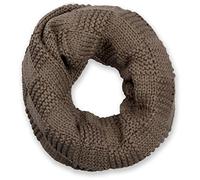 styleBREAKER Unisex Feinstrick Loop Schal Patentmuster | 64x33 cm großes Maß, weiches wärmendes und elastisches Gewebe für den Winter. Flexibel 2-mal eng um den Hals wickelbar.