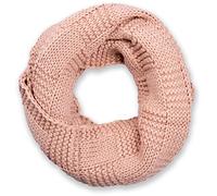 styleBREAKER Unisex Feinstrick Loop Schal Patentmuster | 64x33 cm großes Maß, weiches wärmendes und elastisches Gewebe für den Winter. Flexibel 2-mal eng um den Hals wickelbar.