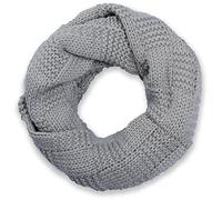 styleBREAKER Unisex Feinstrick Loop Schal Patentmuster | 64x33 cm großes Maß, weiches wärmendes und elastisches Gewebe für den Winter. Flexibel 2-mal eng um den Hals wickelbar.