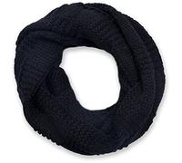 styleBREAKER Unisex Feinstrick Loop Schal Patentmuster | 64x33 cm großes Maß, weiches wärmendes und elastisches Gewebe für den Winter. Flexibel 2-mal eng um den Hals wickelbar.