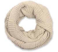 styleBREAKER Unisex Feinstrick Loop Schal Patentmuster | 64x33 cm großes Maß, weiches wärmendes und elastisches Gewebe für den Winter. Flexibel 2-mal eng um den Hals wickelbar.
