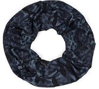 Loop STYLEBREAKER "Destroyed Loop mit Camouflage Muster", Damen, schwarz (schwarz, grau), Obermaterial: 50% Viskose CV. 50% Polyester PES., Modisch, Modetücher Loop (75379902-0) schwarz, grau