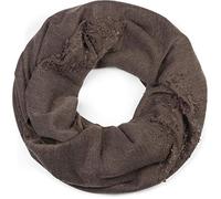 styleBREAKER Unisex Loop Schal Destroyed Look Vintage | Kratzfreier Schlauchschal, abgewetzte Struktur mit Rissen, 81x41 cm Maß, 2- bis 3-mal flexibel um den Hals wickelbar.