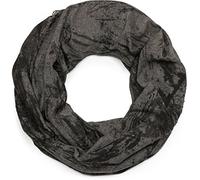 styleBREAKER Unisex Loop Schal Destroyed Vintage, Dunkelgrau