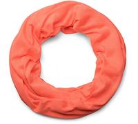 styleBREAKER Unisex Loop Schal Jersey Einfarbig Uni 80x42cm, Neonorange