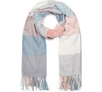 styleBREAKER Unisex Oversize Karo Schal Fransen Winter | Gewebtes XXL-Halstuch, 72x180 cm Abmessung, dicke 8 cm Abschlüsse an Enden, wärmendes Material, auch als Stola drapierbar.