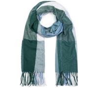 styleBREAKER Unisex Oversize Karo Schal Fransen Winter | Gewebtes XXL-Halstuch, 72x180 cm Abmessung, dicke 8 cm Abschlüsse an Enden, wärmendes Material, auch als Stola drapierbar.