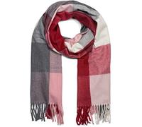 styleBREAKER Unisex Oversize Karo Schal Fransen Winter | Gewebtes XXL-Halstuch, 72x180 cm Abmessung, dicke 8 cm Abschlüsse an Enden, wärmendes Material, auch als Stola drapierbar.