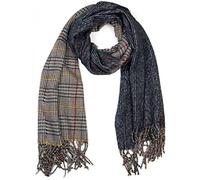 styleBREAKER Unisex Schal XXL Tartan Plaid Karo 71x188cm, Blau