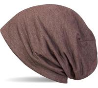 Beanie STYLEBREAKER "Uni Slouch Beanie Mütze", Herren, braun (dunkelbraun meliert), Obermaterial: 65% Baumwolle CO. 35% Polyester PES., Modisch, Mützen Beanie (45809108-0) dunkelbraun meliert