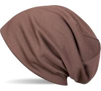 Beanie STYLEBREAKER "Uni Slouch Beanie Mütze", Herren, braun, Obermaterial: 65% Baumwolle CO. 35% Polyester PES., Modisch, Mützen Beanie (86985114-0) braun