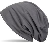 Beanie STYLEBREAKER "Uni Slouch Beanie Mütze", Herren, grau (anthrazit), Obermaterial: 65% Baumwolle CO. 35% Polyester PES., Modisch, Mützen Beanie (43278610-0) anthrazit