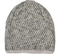 Strickmütze STYLEBREAKER "Strick Beanie Mütze Dreieck Bunt mit Thermo-Fleece", Damen, grau (hellgrau, dunkelgrau), 75% Polyacryl PAN. 15% Polyamid PA. 10% Wolle WO., Modisch, Mützen Strickmütze (73684