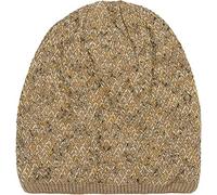 Strickmütze STYLEBREAKER "Strick Beanie Mütze Dreieck Bunt mit Thermo-Fleece", Damen, braun (braun, beige), 75% Polyacryl PAN. 15% Polyamid PA. 10% Wolle WO., Modisch, Mützen Strickmütze (61922050-0) 