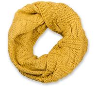 styleBREAKER Unisex Strick Loop Gitter Rippenmuster Winter | Sehr weiches Gewebe, 2- bis 3-mal um den Hals wickelbar, wärmend bei Kälte, angenehm kratzfrei, Maße betragen ca. 64x32 cm.