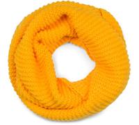 styleBREAKER Unisex Strick Loop Schal Wellen | 72x30 cm großer Rundschal, weiches wärmendes Gewebe für den Winter, 2-mal flexibel und eng um den Hals wickelbar.