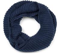 Loop STYLEBREAKER "Strick Loop Wellenmuster", Damen, blau (dunkelblau), Obermaterial: 100% Polyacryl PAN., Modisch, Modetücher Loop (99251944-0) dunkelblau