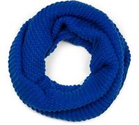 styleBREAKER Unisex Strick Loop Schal Wellen, Royalblau
