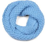 Strickschal STYLEBREAKER "Grobstrick Loop Schal", Damen, blau (hellblau), Obermaterial: 10% Viskose CV. 80% Polyacryl PAN. 10% Wolle WO., Modisch, Modetücher (56061159-0) hellblau