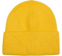Strickmütze STYLEBREAKER "Strickmütze mit Rippenmuster", Damen, gelb (senf), Obermaterial: 100% Polyacryl PAN., Modisch, Mützen Strickmütze (37728518-0) senf