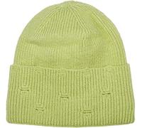 Strickmütze STYLEBREAKER "Strickmütze mit Rippenmuster und Rissen", Damen, grün (lindgrün), 100% Polyacryl PAN., Modisch, Mützen Strickmütze (49810503-0) lindgrün