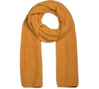 Strickschal STYLEBREAKER "Strick Schal mit Flecht Muster", Damen, gelb (curry), Obermaterial: 85% Polyacryl PAN. 15% Polyamid PA., Modisch, Modetücher (93084962-0) curry