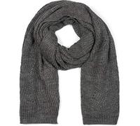 Strickschal STYLEBREAKER "Strick Schal mit Wellenmuster", Damen, grau (dunkelgrau), Obermaterial: 10% Viskose CV. 5% Alpaka WP. 75% Polyacryl PAN. 10% Wolle WO., Modisch, Modetücher (64043741-0) dunke