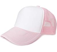 styleBREAKER "5-Panel Mesh Cap" 1 Stk. (94734307-0) weiß, babypink