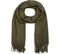 styleBREAKER Unisex Web-Schal Viskose Fransen | 70x182 cm großes Format für flexible Styling-Optionen, wärmendes Material für den Winter, auch als Schultertuch drapierbar.