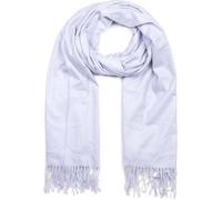 styleBREAKER Unisex Web-Schal Viskose Fransen, Eisblau