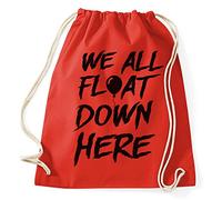 STYLETEX23 #2 Es It We All Float Down Here Turnbeutel Sportbeutel, red