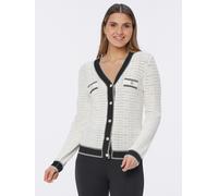 STYLING SECRETS Strickcardigan Edwina 34/36 weiß-schwarz