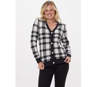 STYLING SECRETS Strickjacke Pearls & Crystals 38/40 schwarz-weiß