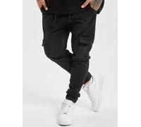 Cargohose 2Y PREMIUM "2Y Premium Herren 2Y Basic Cargo Antifit Denim", Herren, Gr. 34, Normalgrößen, schwarz, 97% Baumwolle, 3% Elasthan, unifarben, slim fit, Hosen Cargohose (56278361-34) schwarz