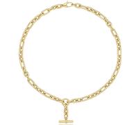 Stylische 9 ct/Karat Gelb Gold Damen - Halskette - 43.2cm, 15 Gramm
