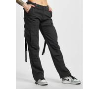 stylische Brandit Damen Jeans Reißverschluss Taschen mit Baumwolle Anthrazit 31