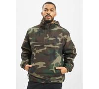 stylische Brandit Herren Jacke Reißverschluss Taschen Camouflage 4XL