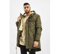 stylische Brandit Herren Jacke Reißverschluss Taschen Khaki M